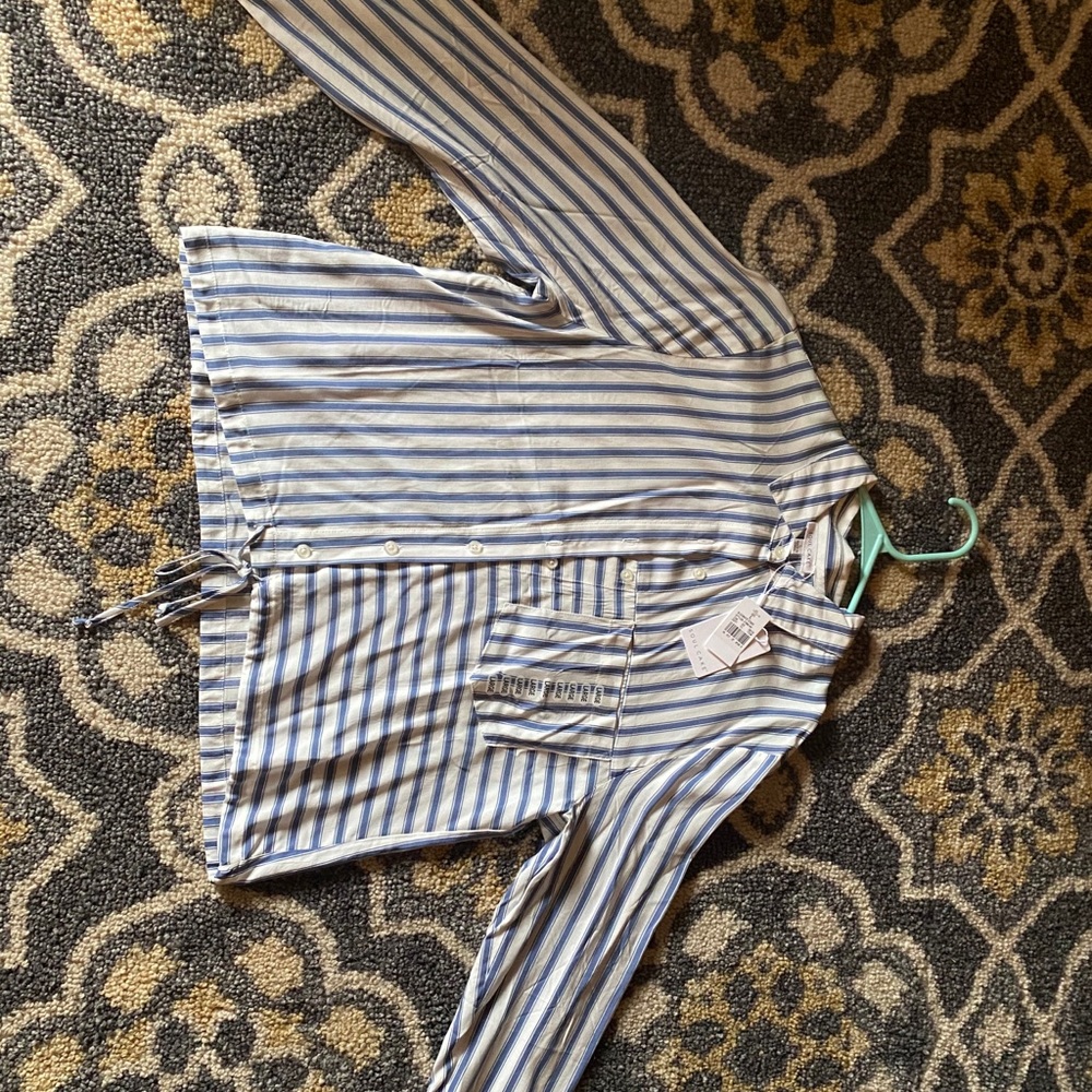 Stripped Button Shirt